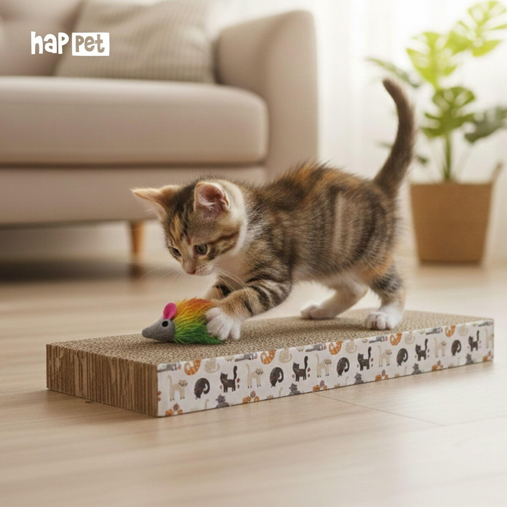 Happet Drapak Kartonowy Sarafina 48cm Ekologiczna Zabawka